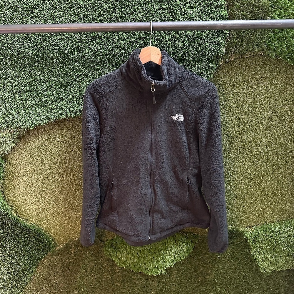 The North Face Black Zip-up Fleece Small
